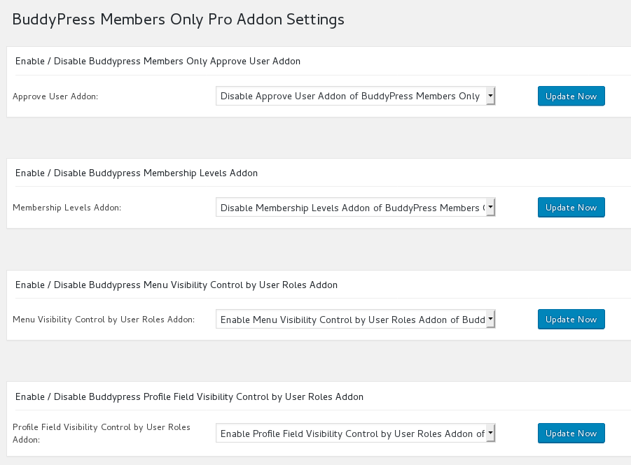 buddypress mebership plugin addons